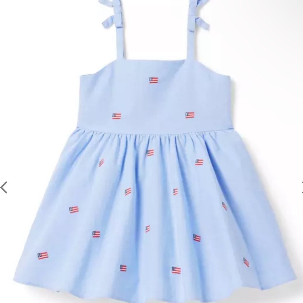 Janie and Jack Embroidered Flag Dress Size 12